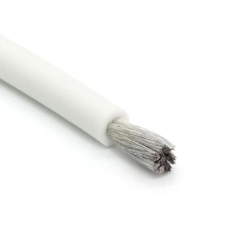 Фото - Кабель 6AWG (16.1мм²) білий, мідний в силіконовій ізоляції